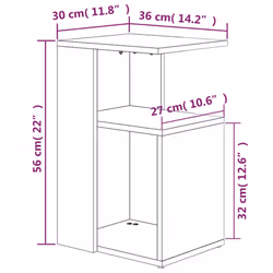 VidaXL 815189 Table à café, latérale et de salon - Vue supplémentaire 6