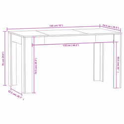 VidaXL 815199 table de cuisine et de salle à manger - Vue supplémentaire 7