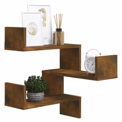 VidaXL 815204 étagères Bois Chêne, Marron - Vue supplémentaire 6