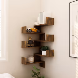 VidaXL 815205 étagères Bois Chêne, Marron - Vue supplémentaire 8