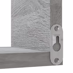 VidaXL 815206 étagères Bois Gris - Vue supplémentaire 5