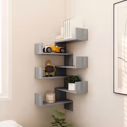 VidaXL 815207 étagères Bois Gris