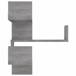 VidaXL 815207 étagères Bois Gris - Vue supplémentaire 4