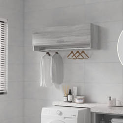 vidaXL Garde-robe Sonoma gris 100x32,5x35 cm Bois d'ingénierie - TU