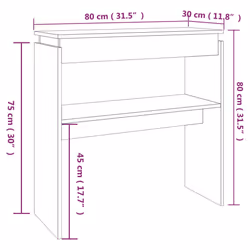 VidaXL 815217 Table à café, latérale et de salon - Vue supplémentaire 6