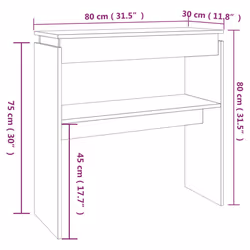 VidaXL 815218 Table à café, latérale et de salon - Vue supplémentaire 6