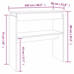 VidaXL 815219 Table à café, latérale et de salon - Vue supplémentaire 6