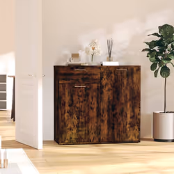 Avec un charme minimaliste, ce buffet satisfera vos différentes exigences et sera un complément idéal dans votre pièce. Matér ...