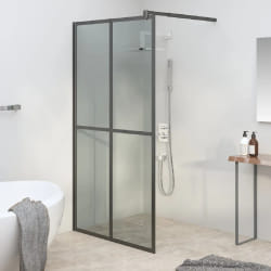 VidaXL - Écran de douche 118x190 cm Noir
