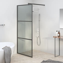 Vidaxl - Cabine de douche avec structure de 3 bar et verre tempéré foncé dans différentes tailles taille : 80 x 195 cm