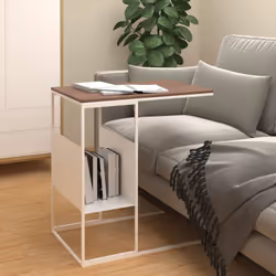 Cette table d'appoint en forme de C, au design intemporel et décoratif, est un supplément pratique et élégant à votre espace  ...