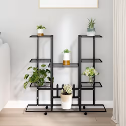 Ce support à fleurs est une solution idéale pour conserver et exposer vos plantes et divers autres articles. Matériau de qual ...