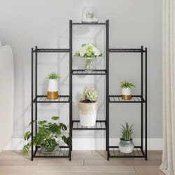 Vidaxl - Jardinière 83x25x100 cm Noir Fer