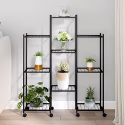 Ce support à fleurs est une solution idéale pour conserver et exposer vos plantes et divers autres articles. Matériau de qual ...