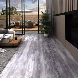 Cet ensemble de planches de revêtement de sol en PVC, composé de 18 planches, convient aux planchers fréquentés dans votre ma ...