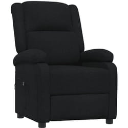 Vidaxl - Fauteuil inclinable électrique Noir Tissu