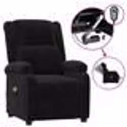 vidaXL Fauteuil électrique de massage Noir Velours - TU