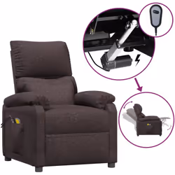 Asseyez-vous et détendez-vous dans ce fauteuil de massage électrique très confortable ! Fonction d'inclinaison électrique : l ...