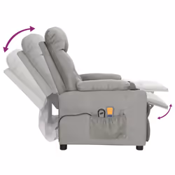 VidaXL 3098827 Fauteuil massant électrique Gris - Vue supplémentaire 7