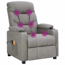 VidaXL 3098827 Fauteuil massant électrique Gris - Vue supplémentaire 8