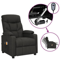 VidaXL 3098829 Fauteuil massant électrique Noir