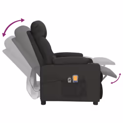 VidaXL 3098829 Fauteuil massant électrique Noir - Vue supplémentaire 7