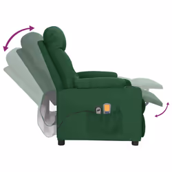 VidaXL 3098833 Fauteuil massant électrique Vert - Vue supplémentaire 7