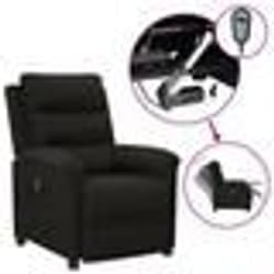vidaXL Fauteuil inclinable électrique Noir Tissu - TU