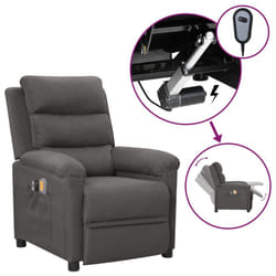 VidaXL 3098976 Fauteuil massant électrique Gris