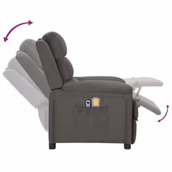 VidaXL 3098976 Fauteuil massant électrique Gris - Vue supplémentaire 8