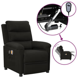 VidaXL 3098977 Fauteuil massant électrique Noir