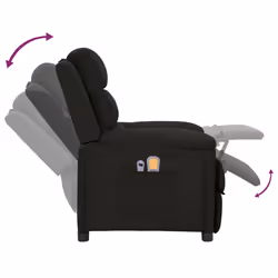 VidaXL 3098977 Fauteuil massant électrique Noir - Vue supplémentaire 8