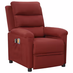 VidaXL 3098978 Fauteuil massant électrique Rouge
