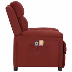 VidaXL 3098978 Fauteuil massant électrique Rouge - Vue supplémentaire 4