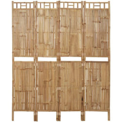 Vidaxl - Cloison de séparation 4 panneaux Bambou 160x180 cm