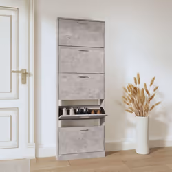 Cette armoire à chaussures, au design moderne et élégant, est un excellent meuble pour ranger vos chaussures de manière organ ...