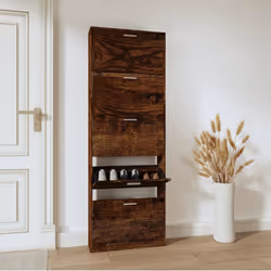 Cette armoire à chaussures, au design moderne et élégant, est un excellent meuble pour ranger vos chaussures de manière organ ...