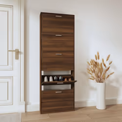 Cette armoire à chaussures, au design moderne et élégant, est un excellent meuble pour ranger vos chaussures de manière organ ...