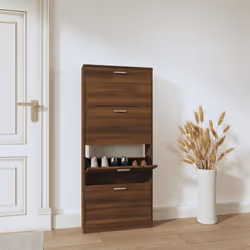 Cette armoire à chaussures, au design moderne et élégant, est un excellent meuble pour ranger vos chaussures de manière organ ...