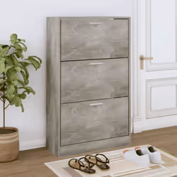 Cette armoire à chaussures, au design moderne et élégant, est un excellent meuble pour ranger vos chaussures de manière organ ...