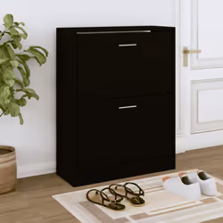 Cette armoire à chaussures, au design moderne et élégant, est un excellent meuble pour ranger vos chaussures de manière organ ...
