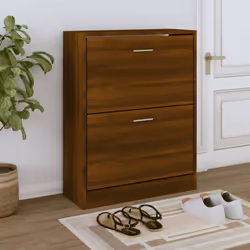 Cette armoire à chaussures, au design moderne et élégant, est un excellent meuble pour ranger vos chaussures de manière organ ...