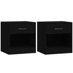 VidaXL 342583 Table de nuit et table de chevet Noir