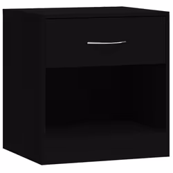VidaXL 342583 Table de nuit et table de chevet Noir - Vue supplémentaire 6