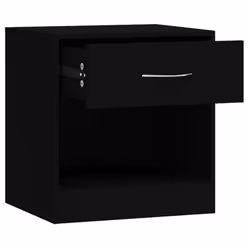 VidaXL 342583 Table de nuit et table de chevet Noir - Vue supplémentaire 7