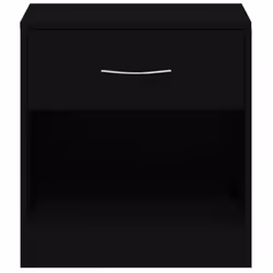 VidaXL 342583 Table de nuit et table de chevet Noir - Vue supplémentaire 8