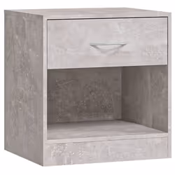 VidaXL 342584 Table de nuit et table de chevet Couleur du béton - Vue supplémentaire 6