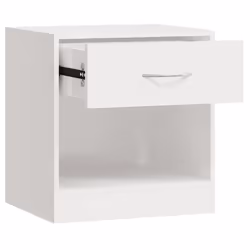 VidaXL 342585 Table de nuit et table de chevet Blanc - Vue supplémentaire 7