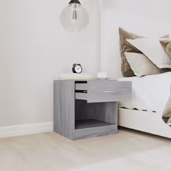VidaXL 342587 Table de nuit et table de chevet Chêne - Vue supplémentaire 4