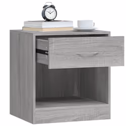 VidaXL 342587 Table de nuit et table de chevet Chêne - Vue supplémentaire 5
